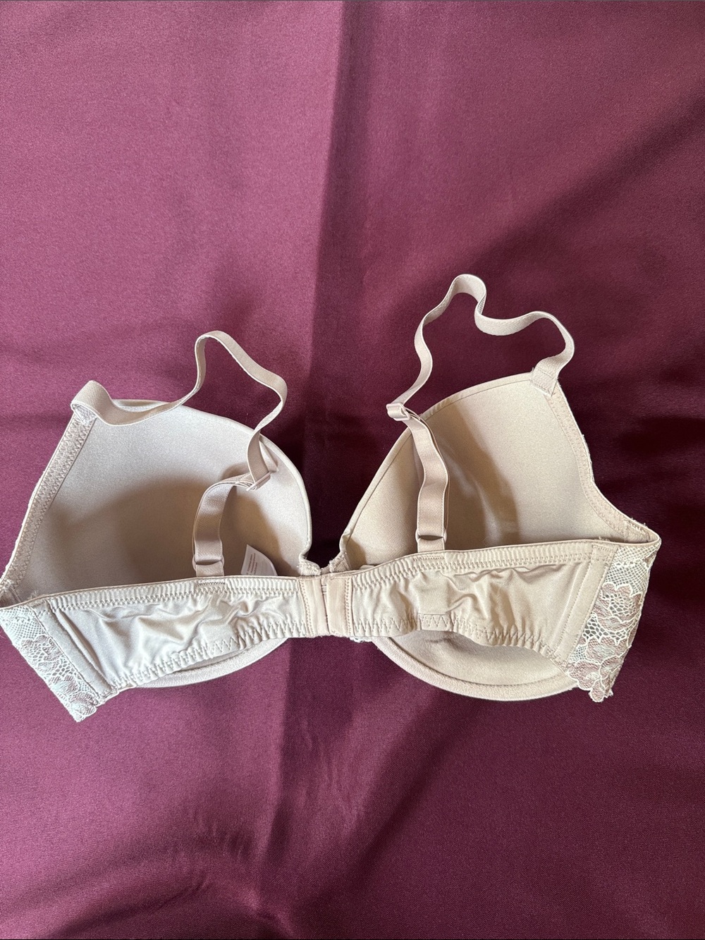 Dorina Underwire Bra Taupe / Light Beige with Ivory / Taupe Lace Overlay - 38 DD - Picture 3 of 12